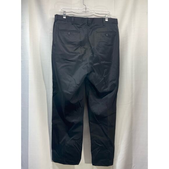 Alan Flusser Men’s Dress Pants Size 34x29 (hemmed) Black Excellent Condition - Picture 3 of 5